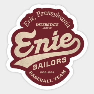 Defunct The Erie Sailors Baseball Team 1906 Sticker